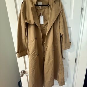 Reformation Matteo Beige Trench Coat